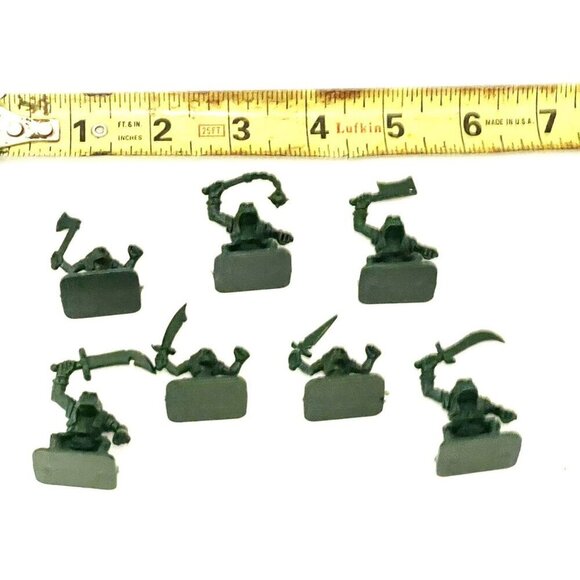 Set 7 HeroQuest Classic Orcs Miniature Monsters 89-91 Greenskins Goblins Fimirs - Picture 3 of 3